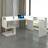 Moderne hoekbureau voor thuis en kantoor met opzetstuk Esse 2 A Plus 