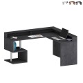 Moderne hoekbureau voor thuis en kantoor met opzetstuk Esse 2 A Plus Aanbieding