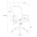 Comfortabele Bureaustoel met Design Hoofdsteun Sepang Ocean Korting
