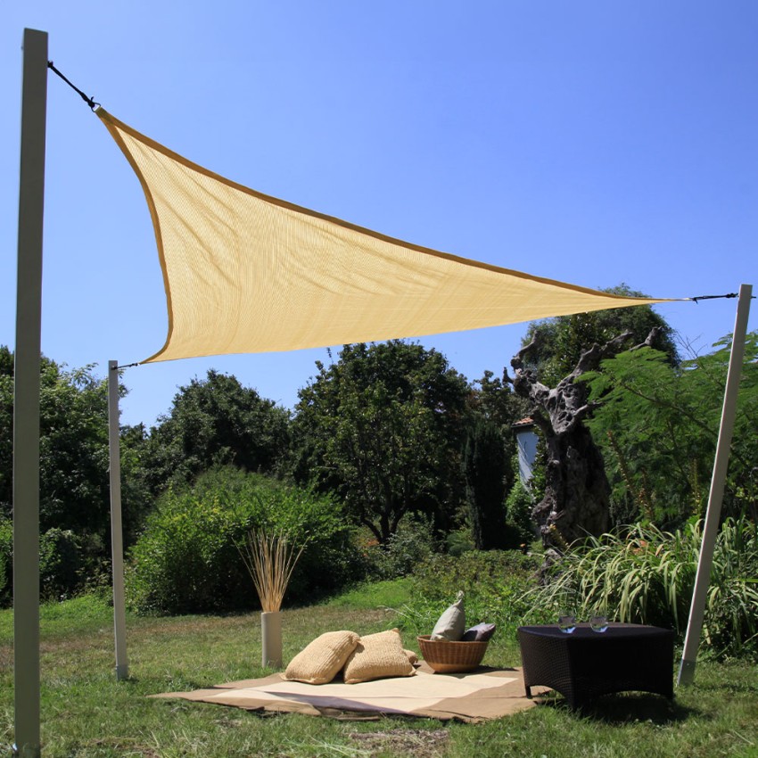 Driehoekige zonnezeil luifel voor buiten tuin Kurt Aanbieding