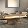 Salontafel glanzend wit 100x55cm LED licht Little Big Keuze