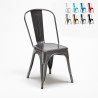 Set van 20 industriële stoelen Steel One van staal voor thuis of horeca 