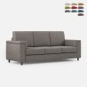 Driezitsbank stof hoes 208cm modern design woonkamer Marrak 180 Aanbieding