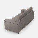 Driezitsbank stof hoes 208cm modern design woonkamer Marrak 180 