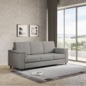 Driezitsbank stof hoes 208cm modern design woonkamer Marrak 180 Afmetingen