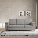 Driezitsbank stof hoes 208cm modern design woonkamer Marrak 180 