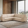 Moderne hoekbank 5 zitplaatsen in stof 226x226cm Marrak 12AG 