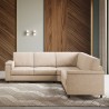 Moderne hoekbank 5 zitplaatsen in stof 226x226cm Marrak 12AG 