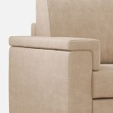 Moderne hoekbank 5 zitplaatsen in stof 226x226cm Marrak 12AG 