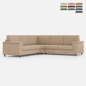 Moderne hoekbank in stof 5-zits 246x246cm Marrak 14AG Aanbieding
