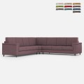 Grote hoekbank 7-zits in stof 286x286cm Marrak 18AG Aanbieding