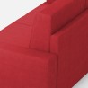 2-zitsbank in stof 168cm klassiek-modern design Sakar 140 