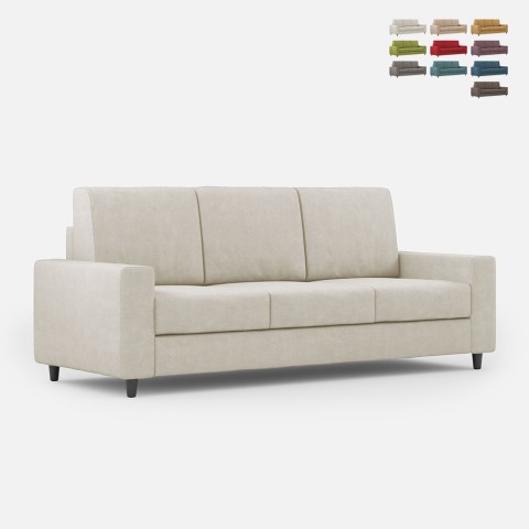 Moderne elegante 3-zits stoffen bank 208cm Sakar 180 Aanbieding