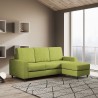 3-zitsbank woonkamer 208cm met poef in stof Sakar 180P Afmetingen