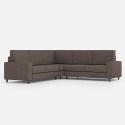 Moderne hoekbank 5-zits 246x246cm in stof Sakar 14AG 