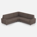 Moderne hoekbank 5-zits 246x246cm in stof Sakar 14AG 