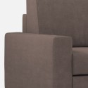 Moderne hoekbank 5-zits 246x246cm in stof Sakar 14AG 