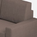 Moderne hoekbank 5-zits 246x246cm in stof Sakar 14AG 