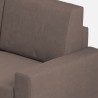 Moderne hoekbank 5-zits 246x246cm in stof Sakar 14AG 