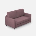 Moderne 2-zitsbank in stof 158cm design Karay 140 