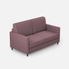 Moderne 2-zitsbank in stof 158cm design Karay 140 
