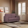 Moderne 2-zitsbank in stof 158cm design Karay 140 Afmetingen