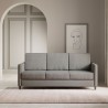 Designbank 3-zits 198cm in modern gestoffeerd textiel Karay 180 