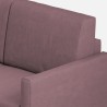 Moderne design hoekbank 5 zitplaatsen in stof 241x241cm Karay 14AG 