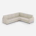 Moderne hoekbank 6-zits 281x221cm in stof Karay 18AG 