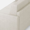 Moderne hoekbank 6-zits 281x221cm in stof Karay 18AG 