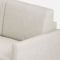 Moderne hoekbank 6-zits 281x221cm in stof Karay 18AG 