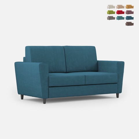 Moderne 2-zitsbank met stoffen bekleding 172cm Yasel 140 Aanbieding