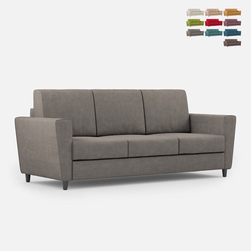 Elegante moderne 3-zits bank in stof 212cm Yasel 180 Verkoop