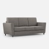 Elegante moderne 3-zits bank in stof 212cm Yasel 180 