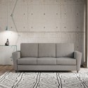 Elegante moderne 3-zits bank in stof 212cm Yasel 180 
