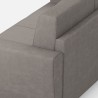 Elegante moderne 3-zits bank in stof 212cm Yasel 180 
