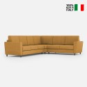 Moderne hoekbank 6-zits stof 288x248cm Yasel 18AG 