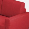 Hoekbank 5-zits 248x248cm in gestoffeerde stof Yasel 14AG 