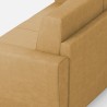 Moderne hoekbank 6-zits stof 288x248cm Yasel 18AG 