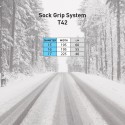 Universele sneeuwkettingen met sokmontage R13-20'' goedgekeurd Sock Modula 