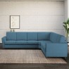 Moderne grote hoekbank in stof 7-zits 288x288cm Yasel 218AG 