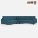 Moderne grote hoekbank in stof 7-zits 288x288cm Yasel 218AG Aanbieding