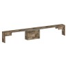 Uitschuifbare bank 66-290cm voor eettafel console Pratika A 