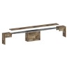 Uitschuifbare bank 66-290cm voor eettafel console Pratika A 