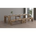 Uitschuifbare bank 66-290cm voor eettafel console Pratika A Model