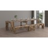 Uitschuifbare bank 66-290cm voor eettafel console Pratika A Model