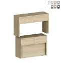Set van 2 uitschuifbare banken 66-290cm voor eettafel Pratika A + B Verkoop