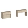 Set van 2 uitschuifbare banken 66-290cm voor eettafel Pratika A + B 