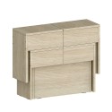 Set van 2 uitschuifbare banken 66-290cm voor eettafel Pratika A + B 