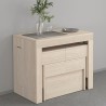 Set van 2 uitschuifbare banken 66-290cm voor eettafel Pratika A + B Model